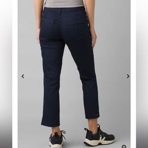 Prana Kayla Crop Chinos, Indie Blue, size 6